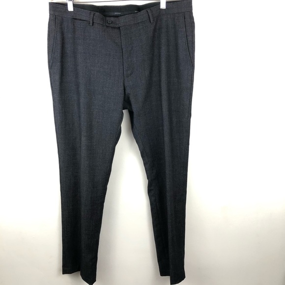 Versace Collection Gray Wool Dress Pants IT 58 US 42 - Picture 1 of 14